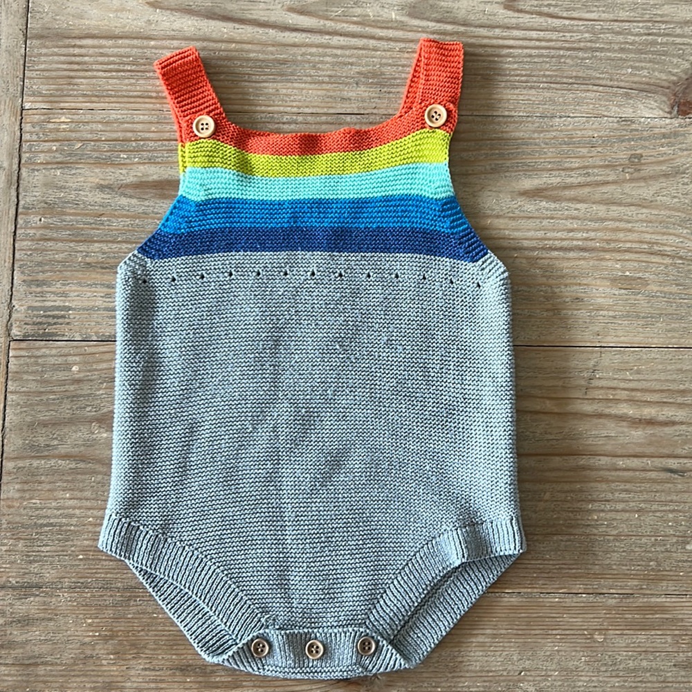 Knit Baby Unisex Romper